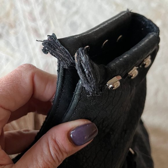 Treesje Black Crossbody Black Leather Bag - Picture 14 of 16